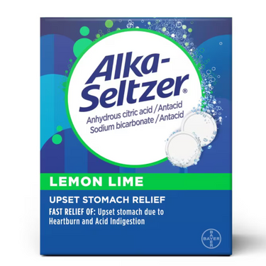 Alka-Seltzer Heartburn Relief Lemon Lime Flavor Effervescent Tablets